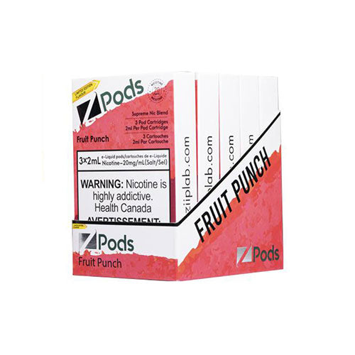 Z Pods Supreme Nic Fruit Punch Lemonade - Online Vape Shop Canada - Quebec and BC Shipping Available