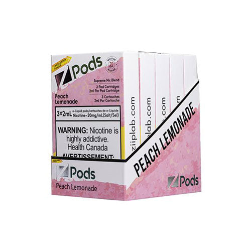 Z Pods Supreme Nic Peach Lemonade - Online Vape Shop Canada - Quebec and BC Shipping Available