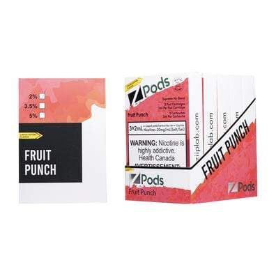 Z Pods Supreme Nic Fruit Punch - Online Vape Shop Canada - Quebec and BC Shipping Available