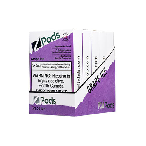 Z Pods Supreme Nic Grape Ice - Online Vape Shop Canada - Quebec and BC Shipping Available