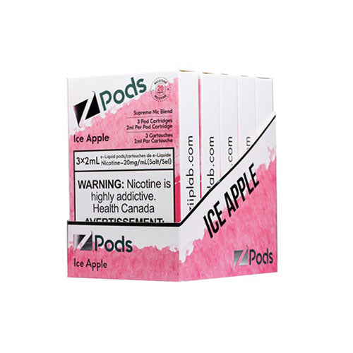 Z Pods Supreme Nic Ice Apple - Online Vape Shop Canada - Quebec and BC Shipping Available