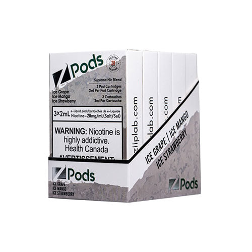 Z Pods Supreme Nic Iced Multipack - Online Vape Shop Canada - Quebec and BC Shipping Available