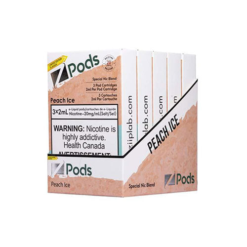 Z Pods Peach Ice Stlth Compatible Pods - Online Vape Shop Canada - Quebec and BC Shipping Available