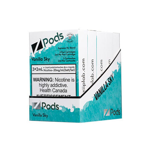 Z Pods Supreme Nic Vanilla Sky - Online Vape Shop Canada - Quebec and BC Shipping Available